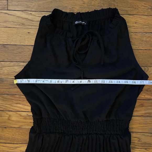 Pretty Garden Black Midi Dress - Picture 3 of 14